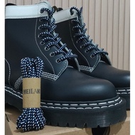 Dr.Marten 8 Hole Shoelaces /eye, 140 cm long, NAVY WHITE