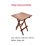 Portable folding table 50x50x70cm