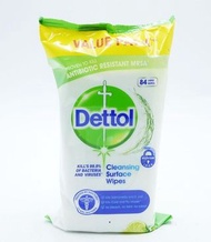 Dettol 殺菌家居多用途清潔濕紙巾，每包 84 片裝