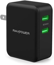 Củ Sạc Nhanh 36W RAVPower RP-PC006 - 2 Cổng Sạc Nhanh 36W - QC 3.0 - Hàng Chính Hãng - Bảo Hành 12 T