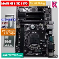 Main máy tính H81 Gigabyte/ Asus/ MSI  tháo máy sáng trưng chạy tốt giá rẻ