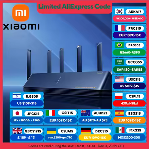 XIAOMI MIJIA Router BE7000，Tri-Band WiFi7，4.3Gbps OFDMA，4 x 2.5G Ethernet Ports + 1 x USB 3.0 Port，C