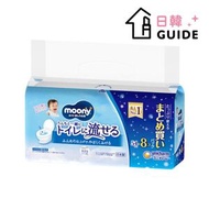 Moony 可沖廁超柔軟嬰兒濕紙巾補充裝 (54枚 × 8個入)(平行進口)