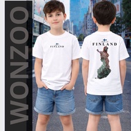 FINLAND PREMIUM QUALITY SOUVENIR CHILDREN'S TSHIRT