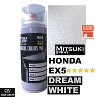 [ Honda EX5 Dream White H1231 ] CW Aikka DIY Aerosol Cat Spray Bottle 370ml Putik Kristal Crystal White Motor Cover Set