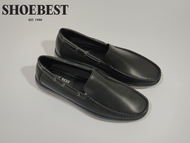 ShoeBest Black & Brown  Formal Leather Shoes Top Sider for Men " Osvaldo" W8835