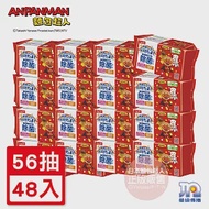 即期特賣-【ANPANMAN 麵包超人】AN麵包超人日製抗菌濕紙巾56張(48入/箱)-效期2024.9.22