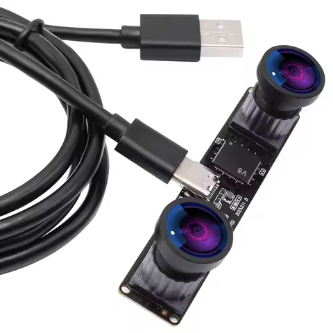 ELP 4K 3840*1920 3D Stereo Webcam Module Synchronization 4K 30fps High Speed PC Web Camera for Stere