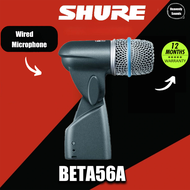 Shure BETA56A Kick Drum Microphoneไมโครโฟนแบบไดนามิก BETA 56A Drum Microphone Instrument Kick Drum B