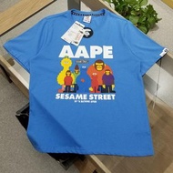 2021ss AAPE與芝麻街聯名情侶Tee