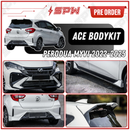 Perodua Myvi (2022-2025) ACE Gear Up Bodykit G3 Body Kit Front Bumper Lip Side Skirt Rear Bumper Dif