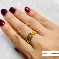 [VJ]Ring “Curb” 999.9 Gold Plated Ring <Cincin>