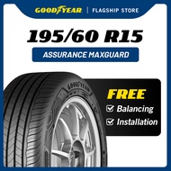 195 / 60 R15 Assurance Max Guard Goodyear (Worry Free Assurance) - Prius C / Greely S40 / Persona