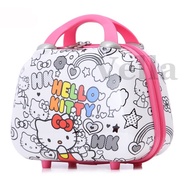 VELLA 12 inch 12" Hello Kitty Suitcase Small Makeup Women Luggage Bag Travel Bagasi Kartun Budak Beg