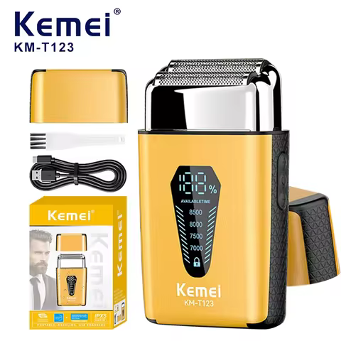 100% Kemei Hair Trimmer Electric Beard Shaver Professional Beard Trimmer Hair Trimmers Mini Shaving 