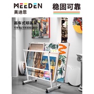 MEEDEN Italian Iron Art White Oil Painting Easel Painter Storage Drying Rack Removable Display Rack 