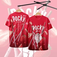 Begin Sportswear (Begin Sportswear) Sports Shirt Pocky Pattern Strawberry Flavor 108