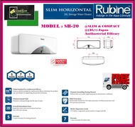 RUBINE SH-20 20L SLIM STORAGE WATER HEATER | WARRANTY : 1 Year Parts + Service / 5 Years Heating Element / 7 Years Inner Tank | FREE EXPRESS DELIVERY