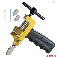Ado)Portable Manual Glass Tile Tile Opener Glass Tile Cutter Hand-Held Replacement Cutter Heads Cera