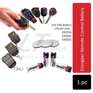 Energizer Remote Control Battery 12V 23A / CR 2016 / CR 2025 / CR 2032 battery remote auto gate/ rem