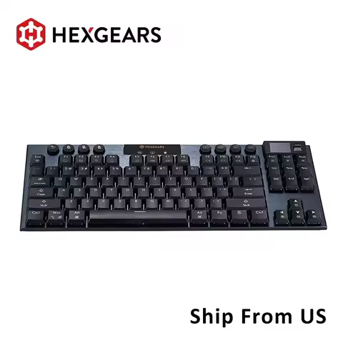 HEXGEARS A3 Bluetooth/2.4GWirless/Type-C Wired Mechanical Keyboard 87 Key RGB Hot Swap Kailh Switch 