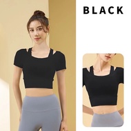 Women's Sports Tops Women's Sportswear/s with Gym Fitness Yoga Cups Women's Sports Bra Tops Sportswe