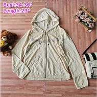 axes femme Jacket Chest Size 34-36 Inches Cream Color Second Hand ax 3