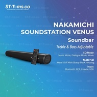 in stock Nakamichi Soundstation Venus Bluetooth Speaker Amplifier Mini Soundbar 3EQ System