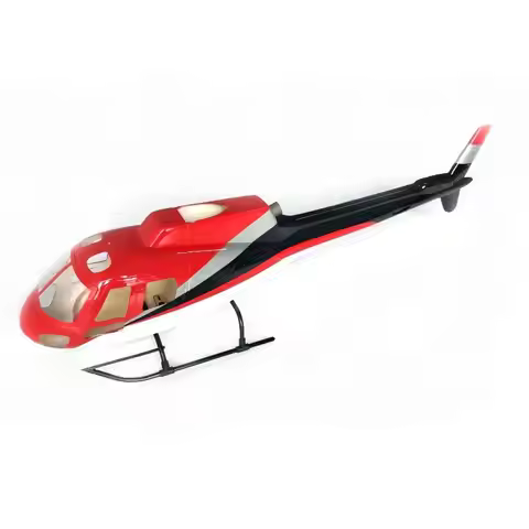 450 Scale Fiberglass Fuselage for Eurocopter AS350 Squirrel Helicopter