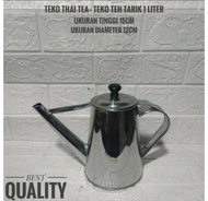 Teko Thai Tea Mini Ukuran 1Liter/Teko Stainlees Steel