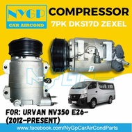 NEW COMPRESSOR 7PK DKS17D ZEXEL FOR URVAN NV350 E26-(2012-PRESENT)