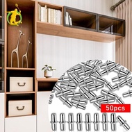 [Asiyy] Shelf Pegs, 50 Pieces, Shelf Studs, Shelf Pins for Kitchen Cupboard, Bookcase