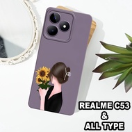 HP G59 - REALME C53 Pro Camera Case - GIRL motif - REALME C53 silicone - REALME C53 Softcase - flexi