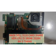 Main laptop dell lnspion N5110 with cpu core i5 gen 2 core 4