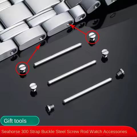 For Omega Seamaster 300 strap screw rod extended watch section steel strap fixed connecting rod repa
