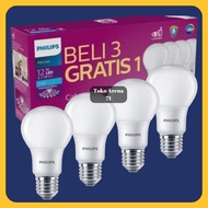 CAHAYA Philips LED Bulb 12W 12Watt 12 Watt Multipack Bundling LED Philips MyCare White Light
