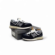 Nu Baleg 574 Legacy Black White Shoes