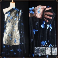 Handmade DIY Headdress with 3D Butterfly & Spider Web Lace Design - Perfect for Performances