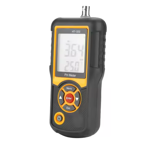 HT‑1202 High Precision Digital Water Quality Tester PH MV Tester Temperature Meter 0~14PH Digital PH