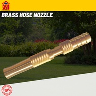 A-CLASS Brass Hose Nozzle High Pressure Adjustable Twist Host Garden Hose Water Jet Sprayer