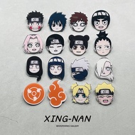 Naruto Cartoon Anime Pin Badge Sakura Sasuke Kakashi Gaara Luffy Anime Backpack Pins Brooches Korean
