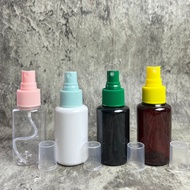 70ml Tubular PET Spray Bottle Color Spray/ Pink Spray/