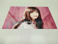 周慧敏-80年代唱片公司派發宣傳4R 照片 (簽名式樣)再冲晒  全新