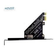 PCIe 4.0 X1 to Oculink SFF8611/8612 Expansion Card to SFF-8639 U.2 SSD for External Graphics Card fo