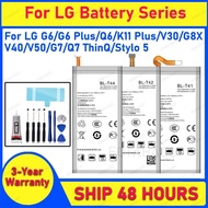 Battery For LG V30 V40 V50 V60 ThinQ Battery G6 Plus G7 Q7 ThinQ G8X Stylo 5 K30 K50S K51S WING Batt