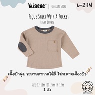 Minene Pique Shirt With A Pocket | เสื้อเชิ้ตเด็กเล็กมีกระเป๋า (6-24m)
