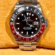 VINTAGE!!! ROLEX 中古錶 ,16710, 40MM #P937627, GMT MASTER, 黑紅可樂圈, #勞力士手錶 #香榭站正品