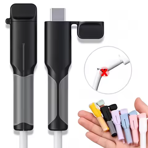 Universal Silicone Cable Protector, Charger Cable Protector Cap, Charger Dust Cover, Data Cable Prot