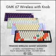 [Ready Stock] GMK67 Wireless Trimode Gasket Mounted Mechanical Keyboard CIY GAS 67 GMK 67 Poron Gask