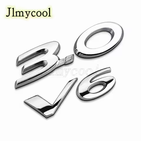 Car 3D ABS Sticker Emblem for XF XJ-S XJ-6 X-Type XE F-Pace F-Type S-Type XK XK8 XFR 3.0 V6 5.0 V8 B